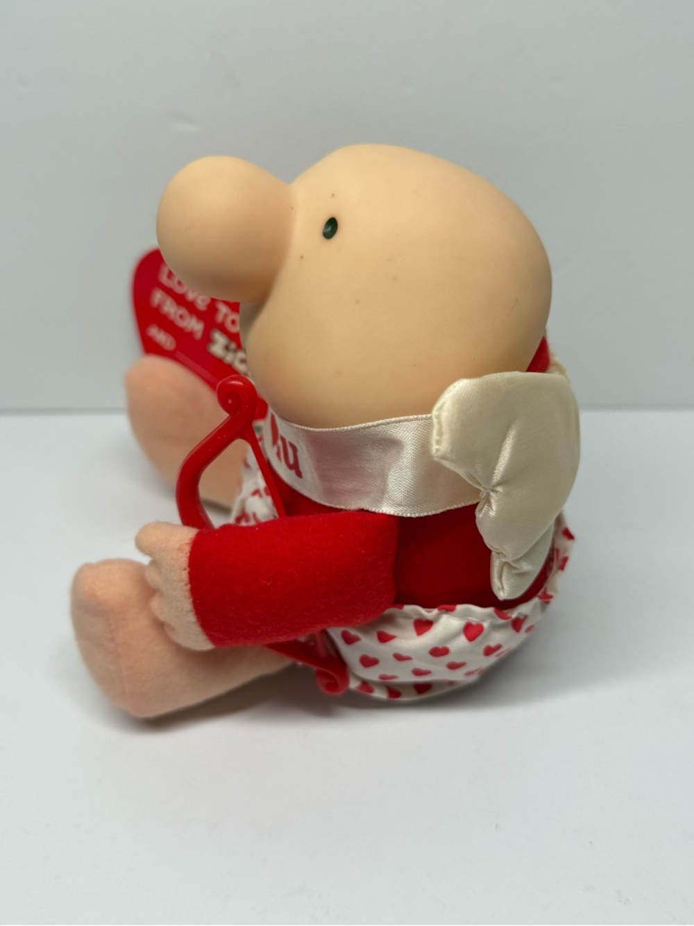 Vintage 1988 Valentine's Day Ziggy Cupid Plush Toy by American Greetings W Tags - Picture 3 of 11